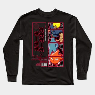 bobobo brutalism anime ultimate manga Long Sleeve T-Shirt